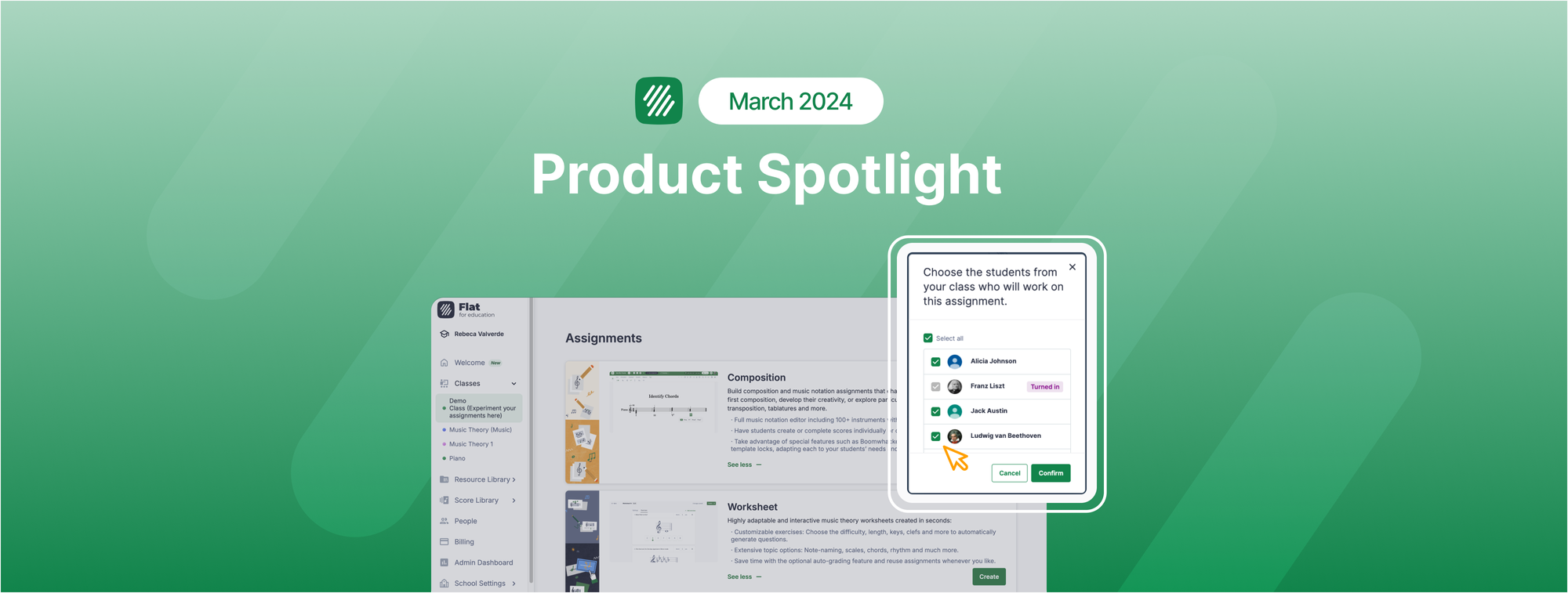 Flat for Education Spotlight March 2024: Tailoring your assignments to suit your students' needs